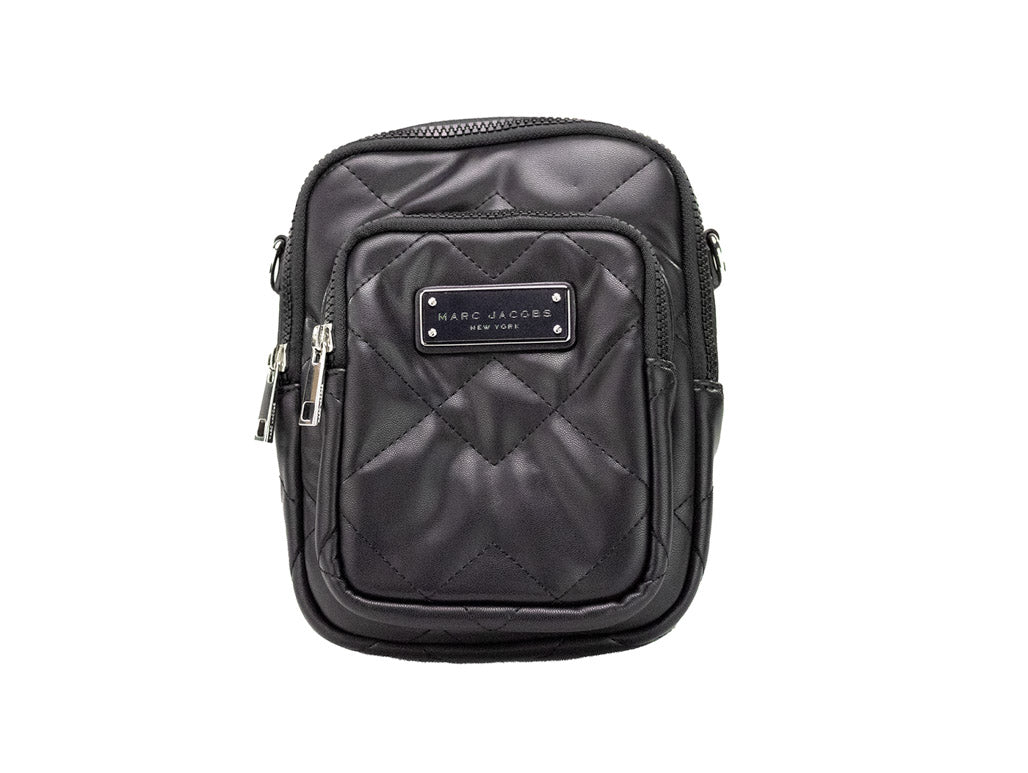 Marc Jacobs Pillow Small Black Quilted Leather Crossbody Bag